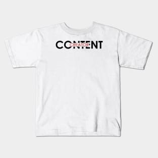 Content Creator - 08 Kids T-Shirt